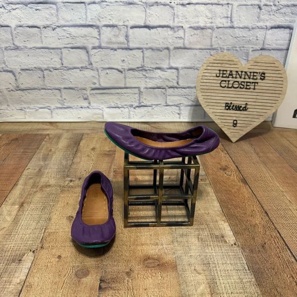Tieks by Gavrieli Women Lilac Ballet Shoe Foldable Flats Round Toe Purple Size 8